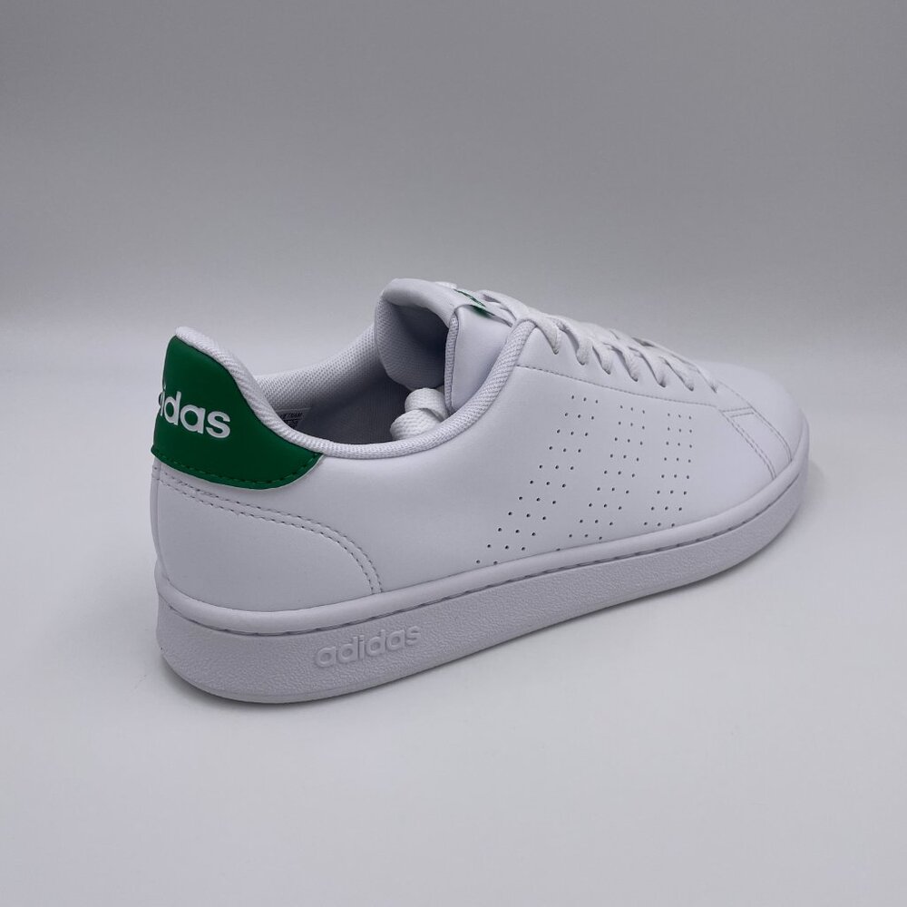 adidas Advantage White / Green Men's Shoes - Picture 7 of 8
